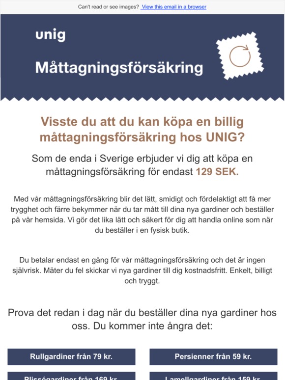 Köp gardiner på mått – riskfritt och med garanti