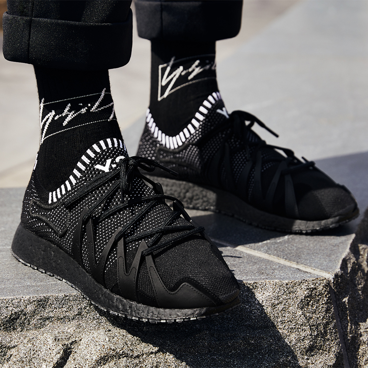 adidas y3 raito racer black