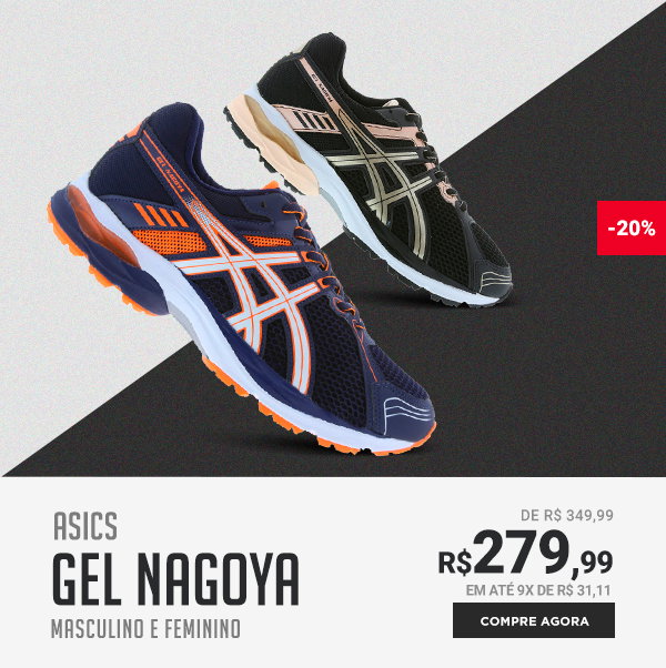 Centauro BR: Asics Nagoya com 20% OFF! Agilidade e conforto de R$ 349,99  por R$ 279,99 | Milled