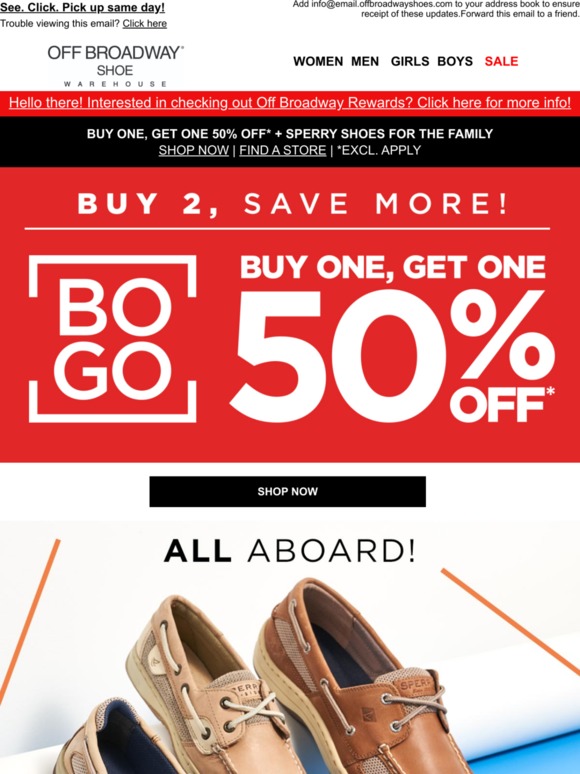 off broadway shoes coupons 2019