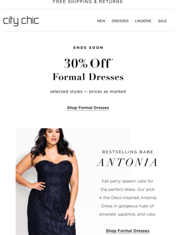 city chic antonia dress