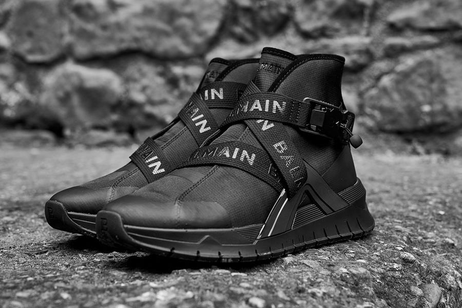 balmain troop strap trainer