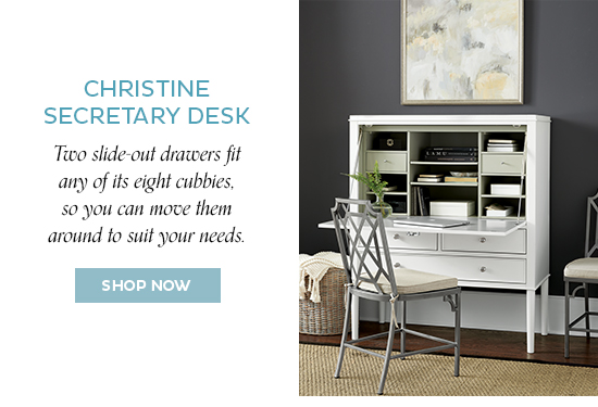 christine secretary desk