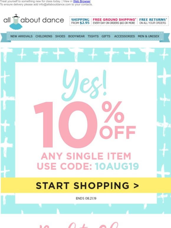Here's 10% Off Any Item for Back-to-Class