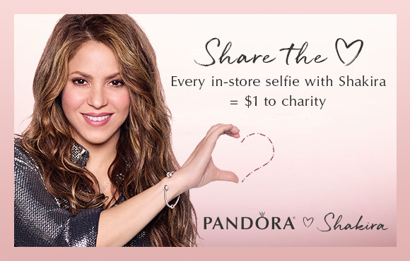 Pandora : Donate to Shakira's Charity While Shopping Her Style! | Milled