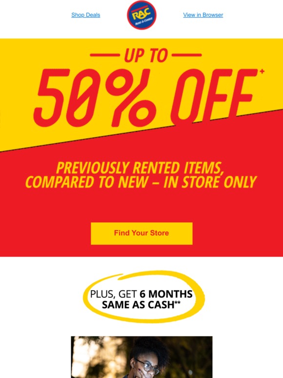 RentACenter What Will YOU Find On Clearance? Milled