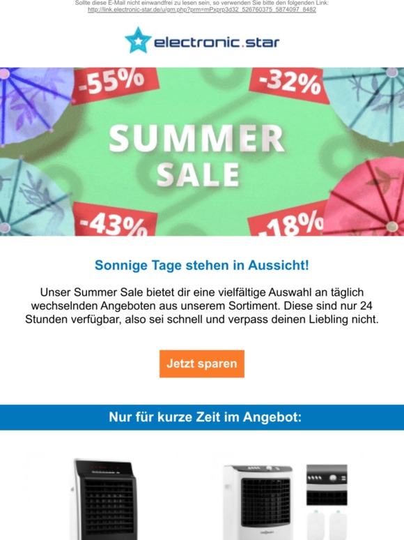 Es ist Zeit! Verpass nicht den Summer Sale!