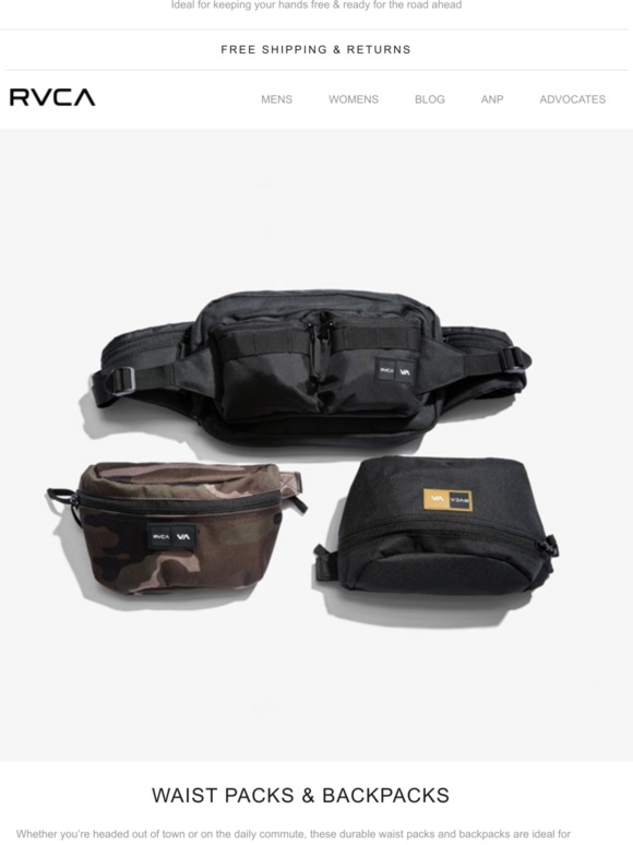 rvca fanny pack
