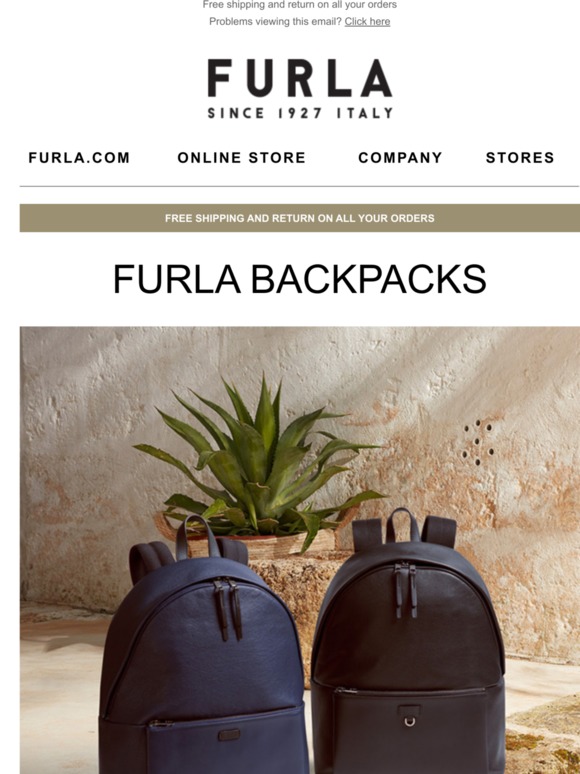 furla men's backpack