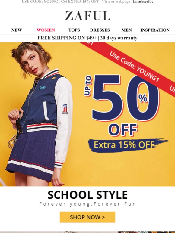WOW ! New Arrivals | SAVE up to 50%