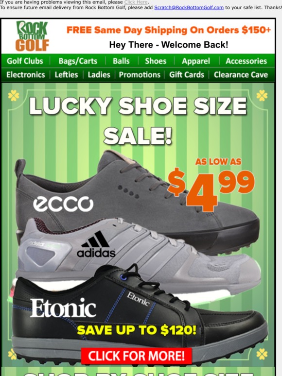 rock bottom golf shoes