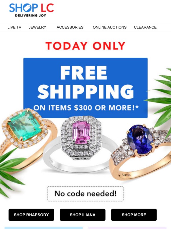 💙 Two words: FREE. SHIPPING.