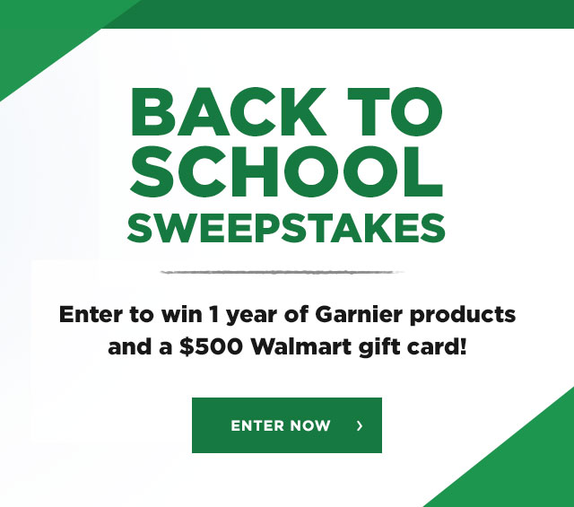 Garnier Usa You Could Win 1 Year Of Garnier Products And A 500 Walmart Gift Card Milled