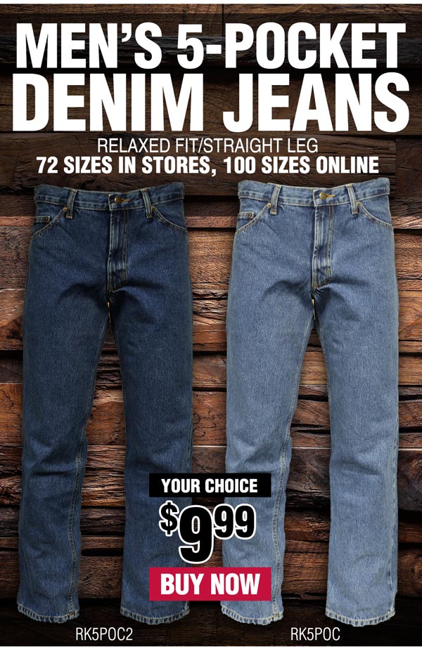 Rural King.com: $9.99 Jeans Every Day! | Milled