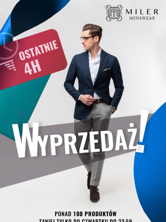 TO OSTATNIE 4H WYPRZEDAŻY -40% - POSPIESZ SIĘ  >>