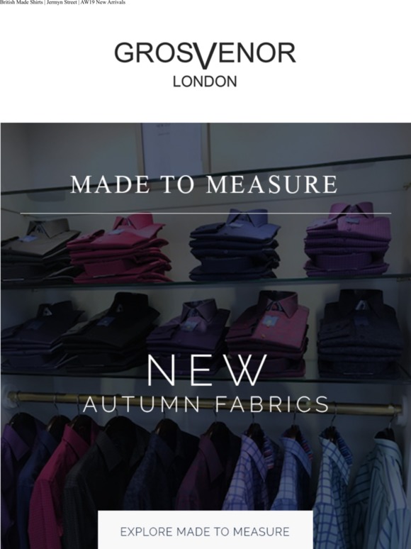 Made to Measure - New Autumn Fabrics