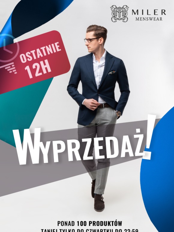 WYPRZEDAŻY -40% KOŃCZY SIĘ ZA 12H >>