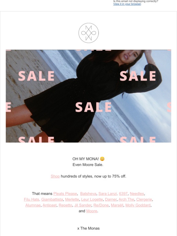 Even. Moore. SALE. Shop hundreds of styles, up to 75% off!