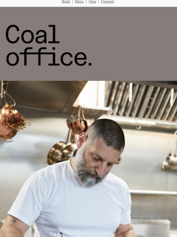 Coal Office Behind the Granit an interview with Chef Patron of Coal