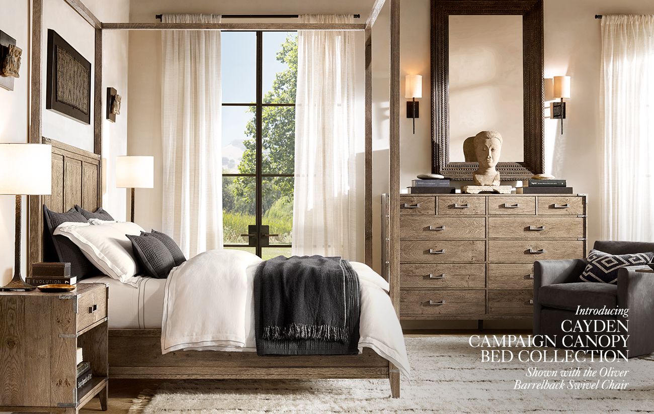 Restoration Hardware The New Fall 2019 Collection. Featuring Cayden Campaign. Milled