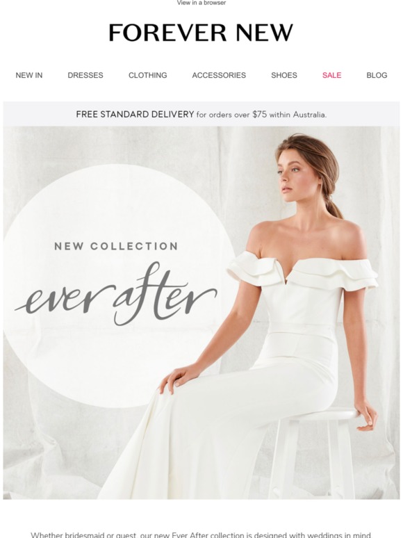 forever new bridal