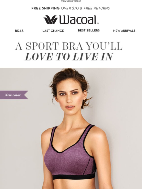 B Tempt D By Wacoal The Sport Bra Women Love To Live In Up To G Cup Milled