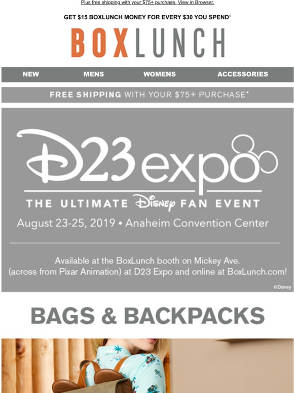 BoxLunch Your D23 Expo checklist ☑️ Milled