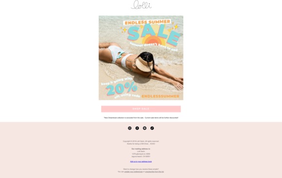 Endless Summer SALE ☀️