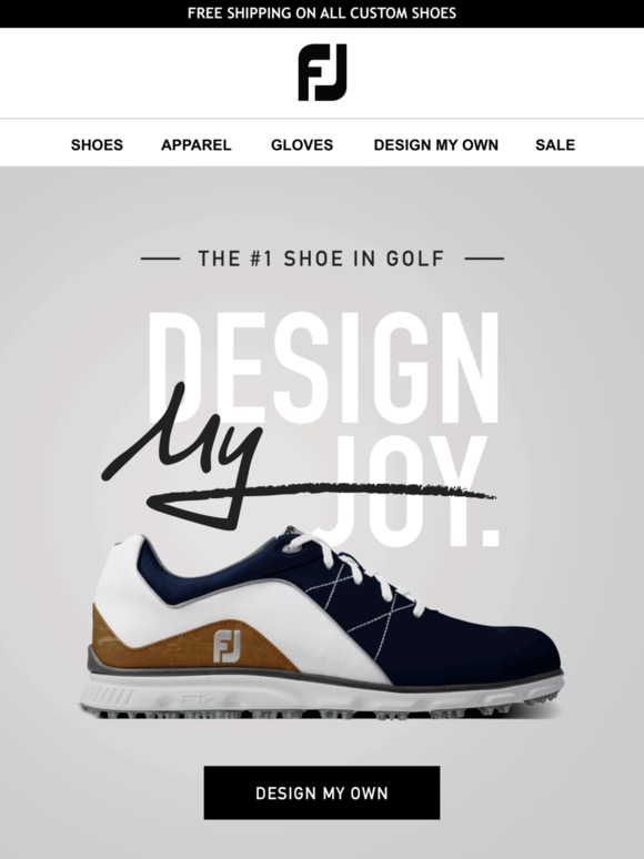 footjoy custom golf shoes