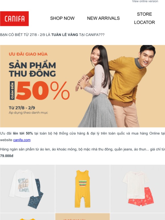 Tuần Lễ Vàng - Ưu Đãi Ngập Tràn