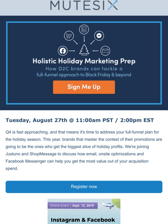 [FREE LIVE EVENTS] Complete strategy for a complete funnel