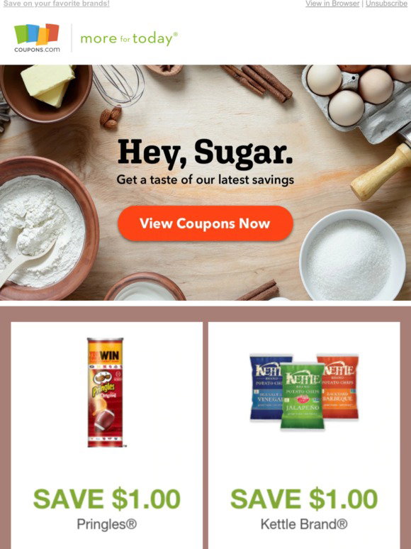 Coupons: Pringles | Famous Amos | Ziploc | Milled