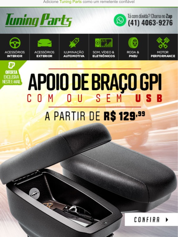 Hoje em dia tudo tem que ter USB...