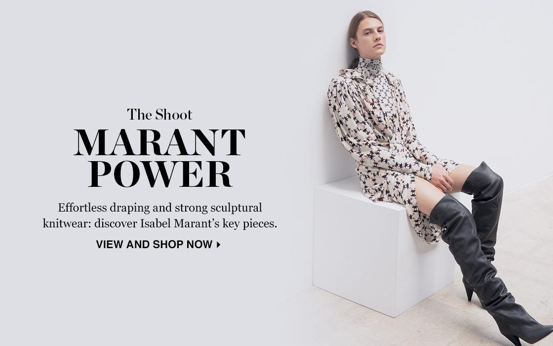 Antagelse fiktiv spiralformet Matches Fashion: The new Isabel Marant mood | Milled