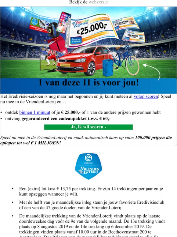 Scoor nu gegarandeerd!