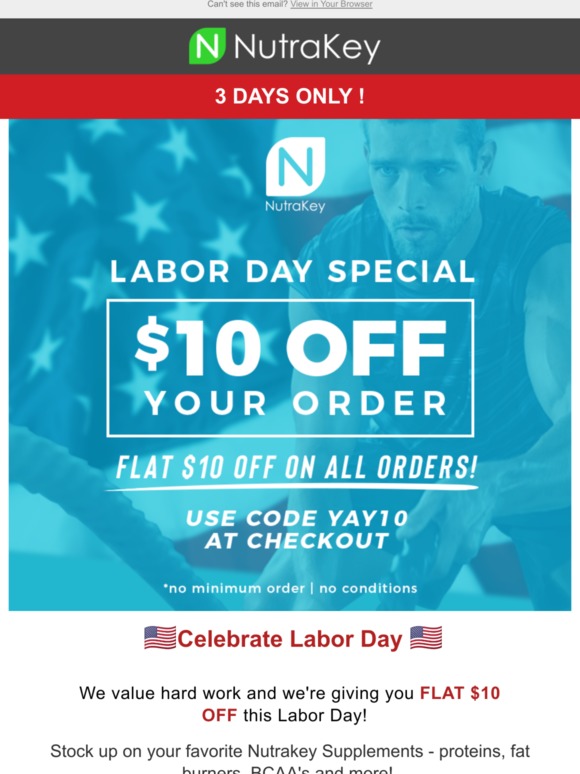 🇺🇸Celebrate Labor Day with a $10 OFF Coupon! 📣
