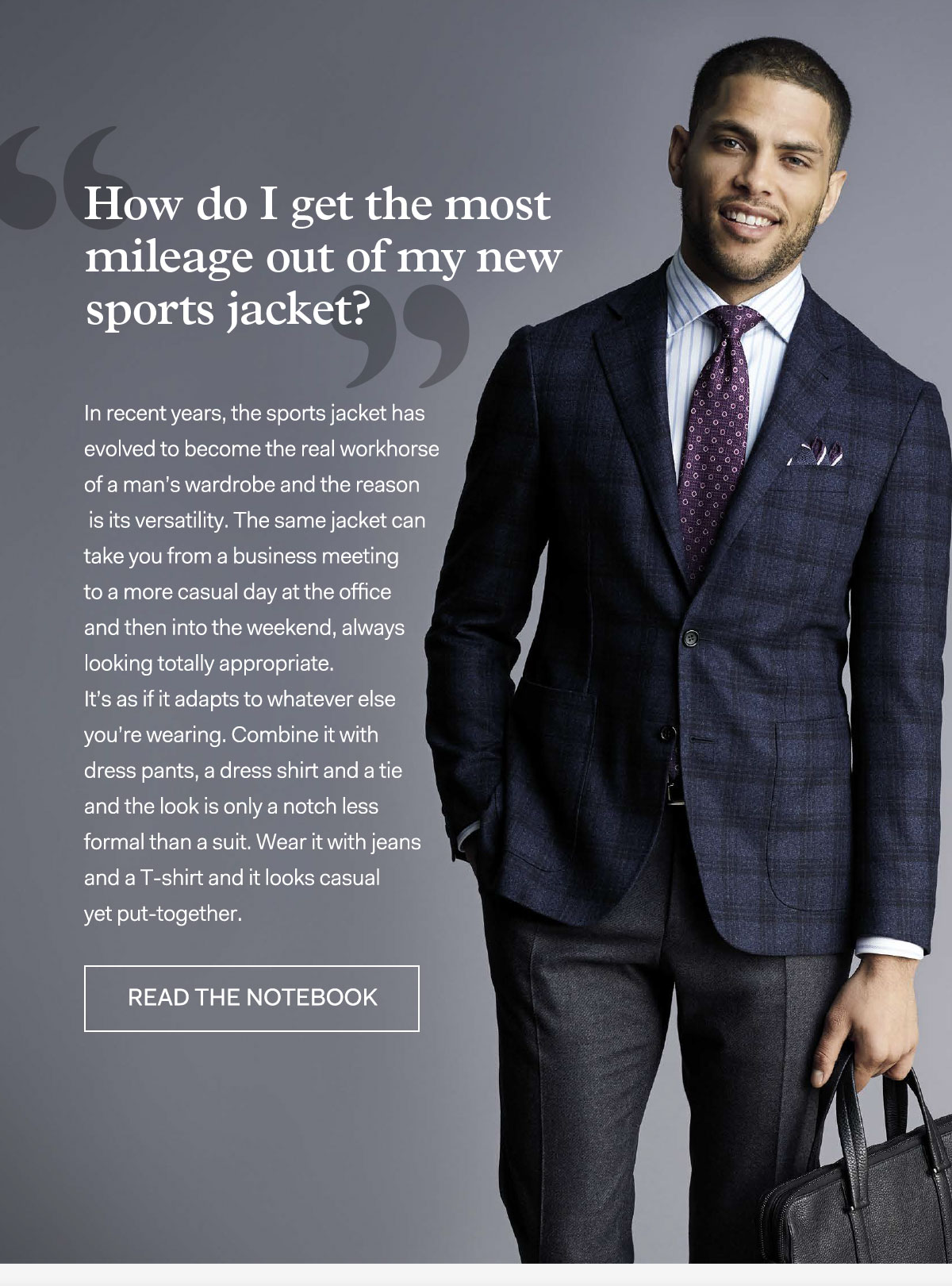 most versatile sport coat