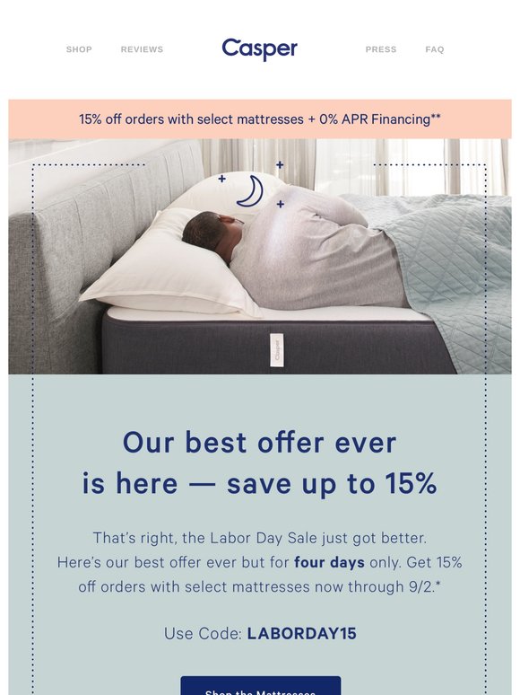casper pillow coupon code 2019