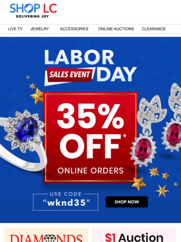 !!! 35% OFF Online Orders + Diamond Smackdown!