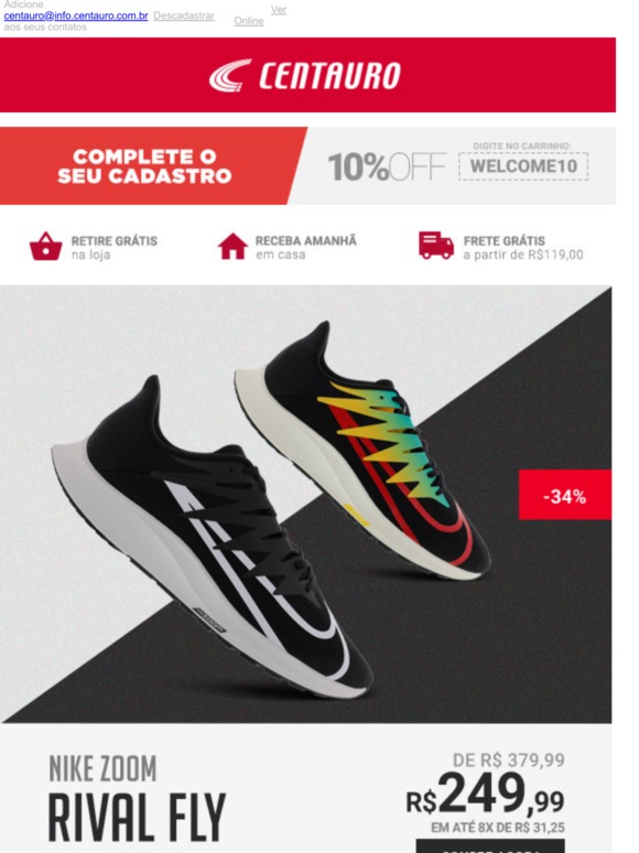 nike zoom fly 3 centauro