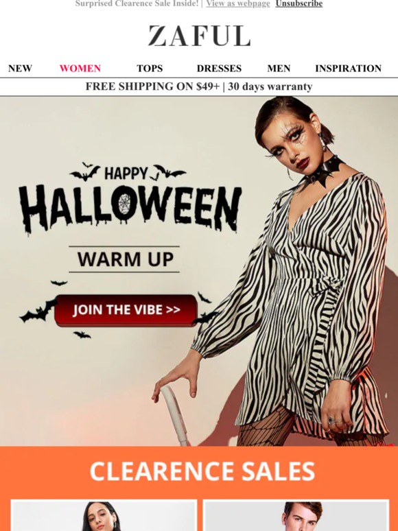 NEW | Halloween Party Warm Up + Clearence SALE!