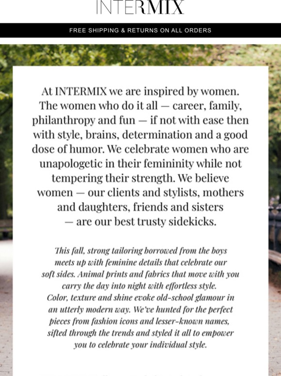 Intermix: A Letter From Our President | Milled