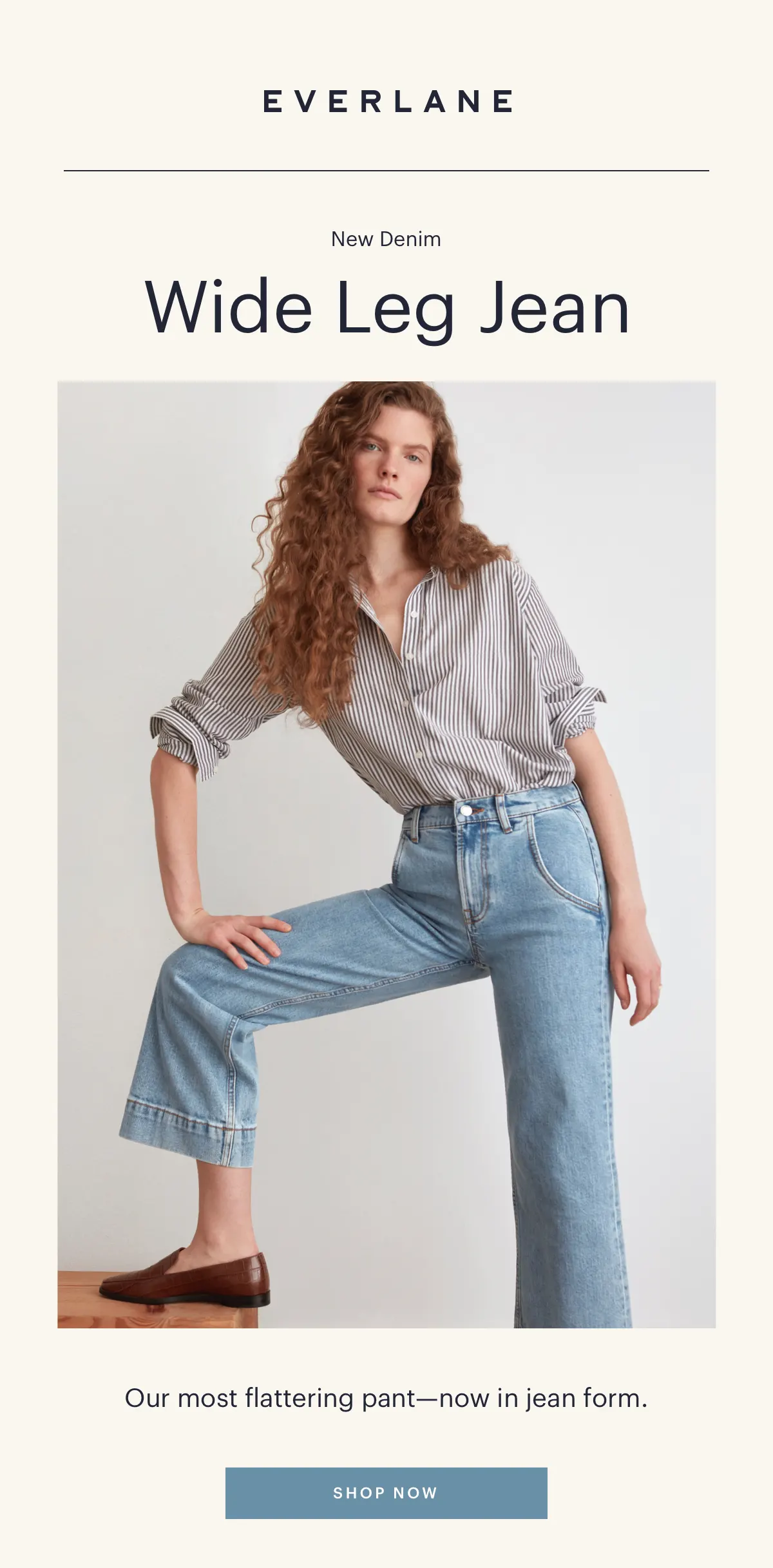 everlane wide leg denim