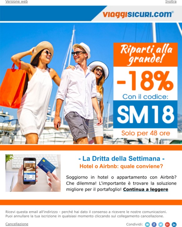 -18% sulle polizze e Hotel o Airbnb: quale conviene?