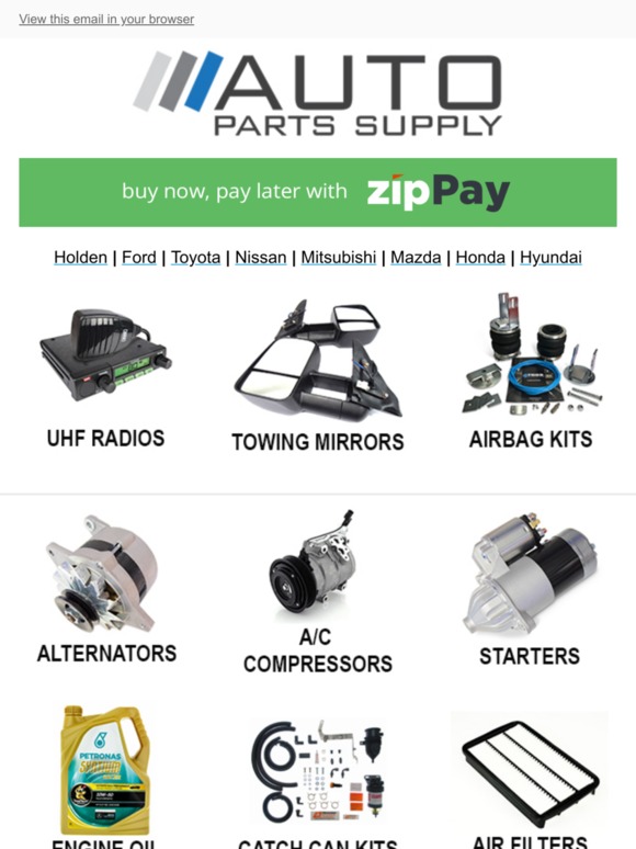 Auto Parts Supply Buy Now, Pay Later With Afterpay &amp; Zip