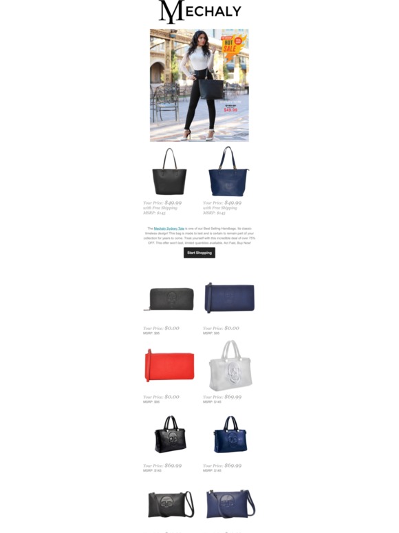 Mechaly Vegan Handbags