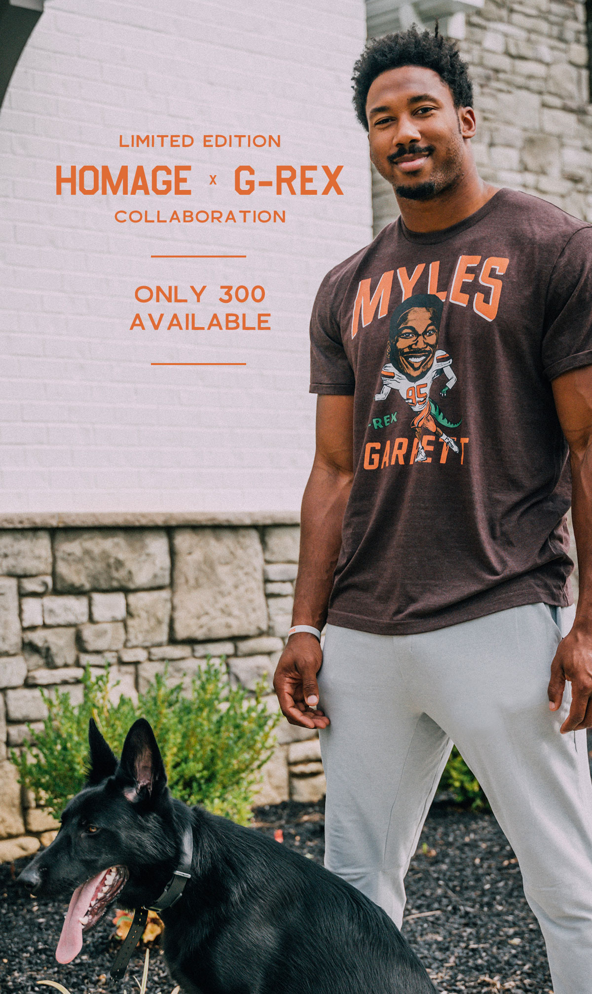 myles garrett t shirt