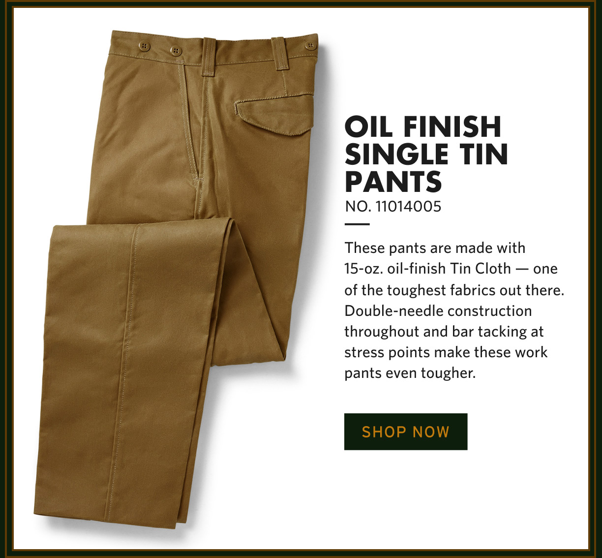 Filson Durable Work Pants Milled