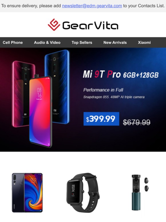 🕙[No More Time] >> Xiaomi Mi 9T Pro Just 399.99 [10 PCS Only] !Don't miss out! More Surprise Price >>