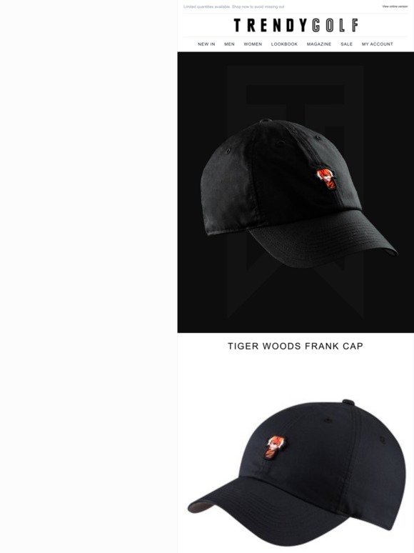 frank logo tiger hat